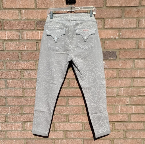 Hudson Kylie skinny crop grey leopard jeans - Picture 5 of 11